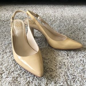 Vince Camuto Nude Slingback Heels